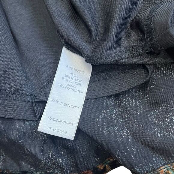 Slate & Willow Black Velvet Mini Tie Dress XS - Picture 4 of 5